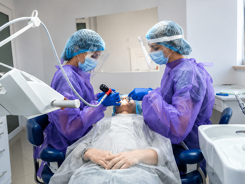 Surgical suite at Midwest Oral and Maxillofacial Surgery in Kansas City, KS